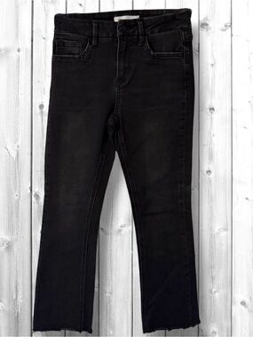 🌼VERVET LA BLACK HIGH WAIST FRAYED HEM JEANS